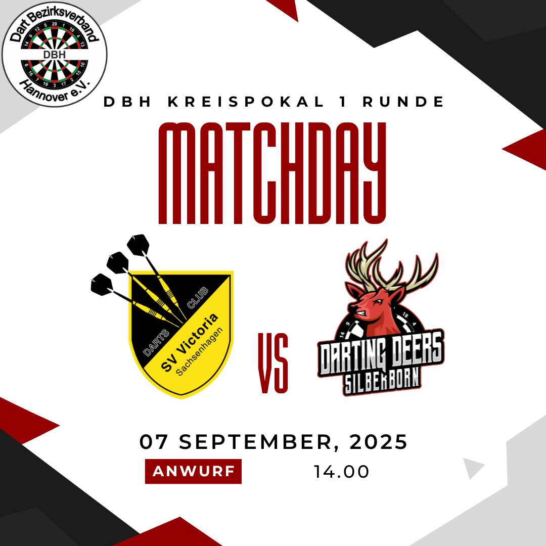 DBH Kreispokal Runde 1 2025-2026